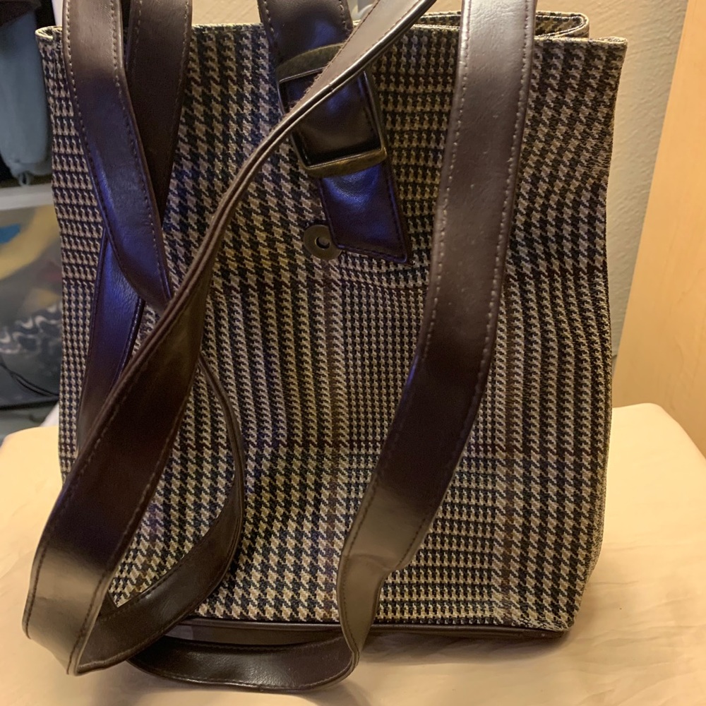 Brown Plaid Purse
